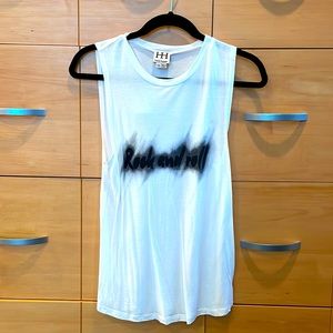 Haute hippie XS white tank